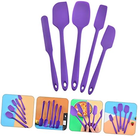 KICHOUSE 5pcs Silicone Spatula Baking Tool Set 1