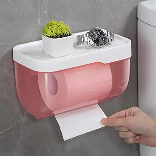 Waterproof Toilet Paper Holder Gray S Self Adhesive