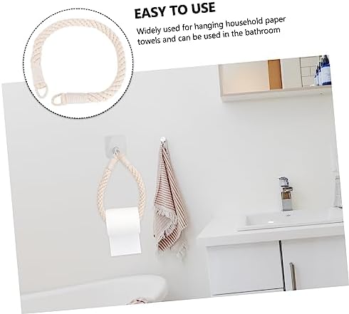 Rope Hanging Toilet Paper Holder Wall Mounted