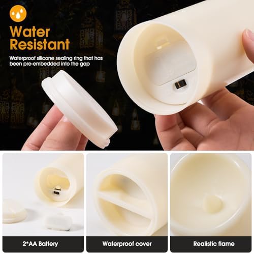 24-Pack LED Flameless Candles with Remote Control 1