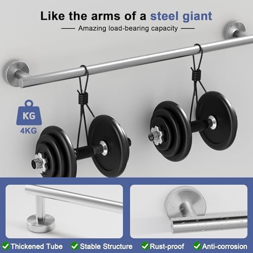 SCILIVE 30 Inch Brushed Nickel Towel Bar