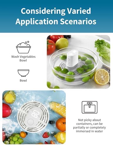 Fieemoo Fruit and Vegetable Washing Machine with OH-Ion Technology