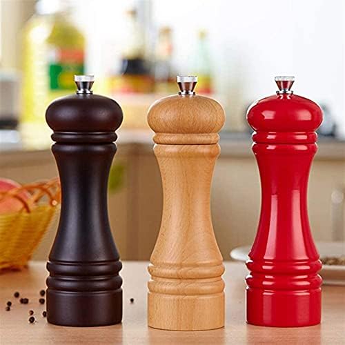 AttreX Wooden Salt Pepper Shaker Set 2 Pack