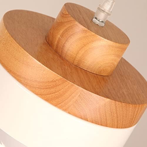 SKIVTGLAMP Dimmable Wooden Handle Pendant Light