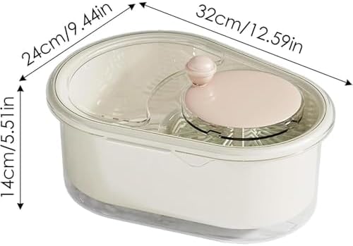 Fruit Cleaner Spinner with Brush and Lid