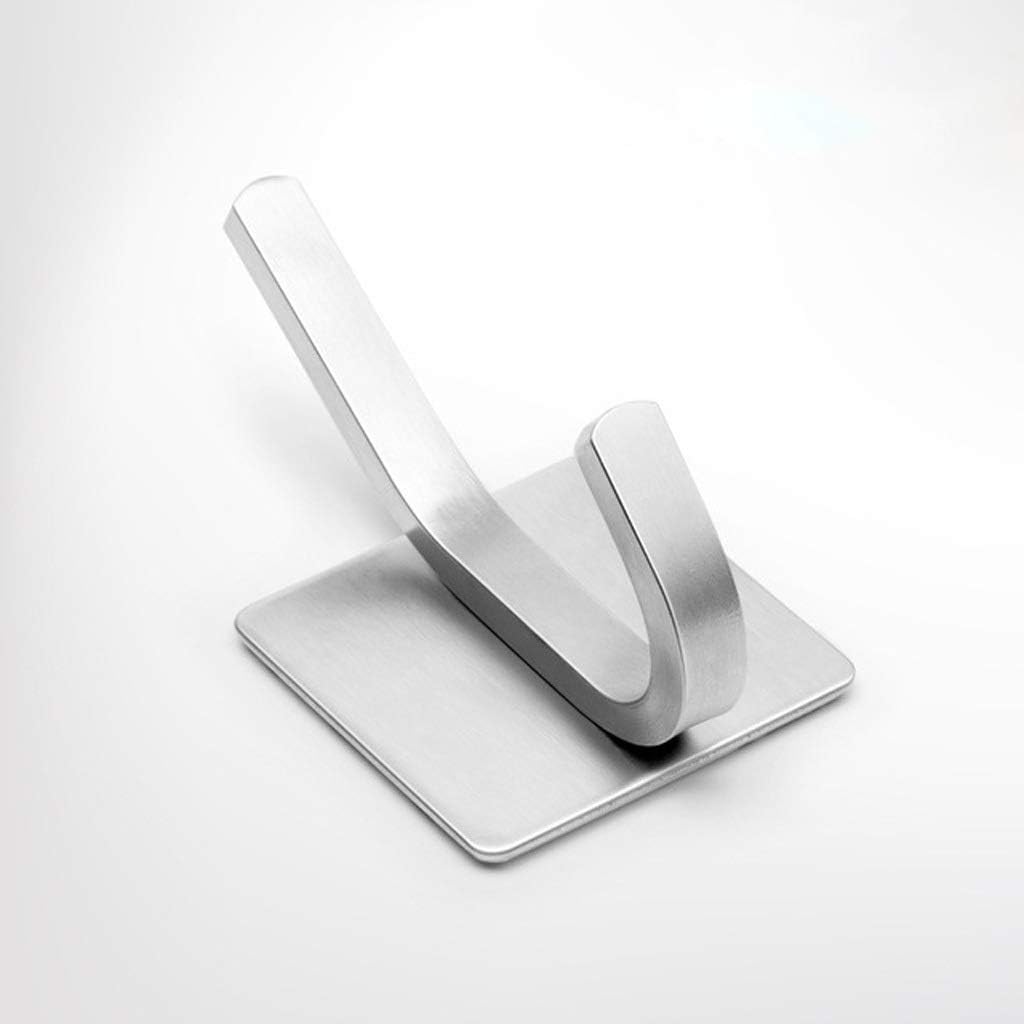 5pcs Stainless Steel Hooks for Bathroom Robe and Towel Holders