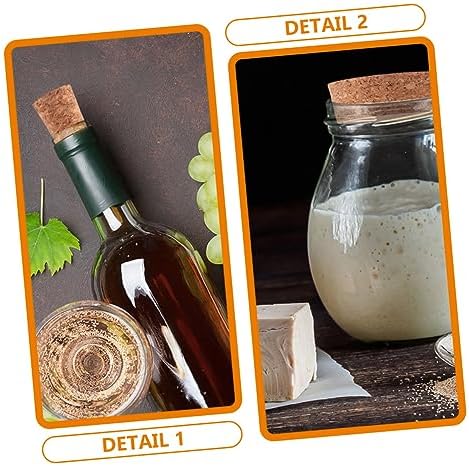SHOWERORO 50pcs Wine Bottle Stopper Cork Kit