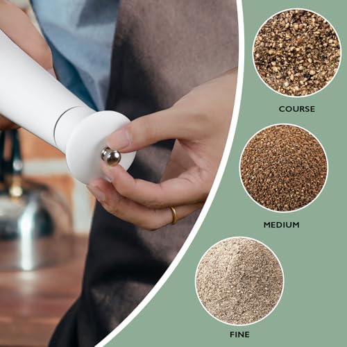 ManGotree Wooden Salt Pepper Mill Set
