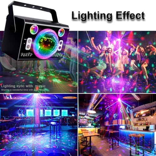 Kismee Sound Activated Disco Ball LED Light Projector