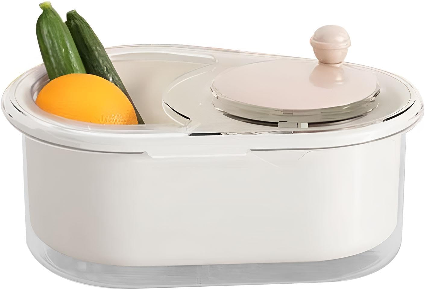 Biniveil Fruit Cleaner Spinner - Portable Manual Quick Efficient