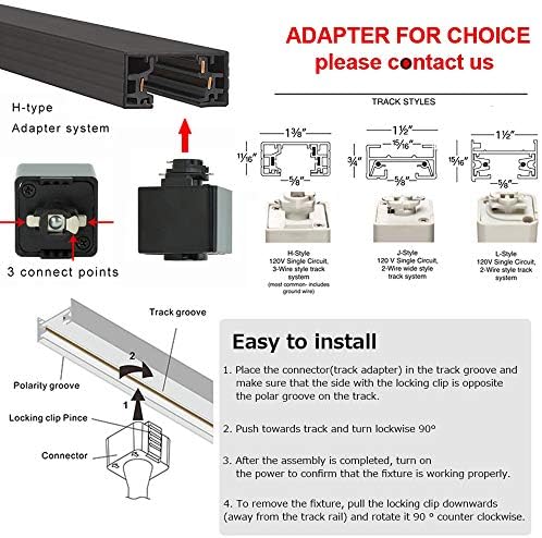 SKIVTGLAMP Remote Control Track Pendant Lamp 3 Lights Adjustable