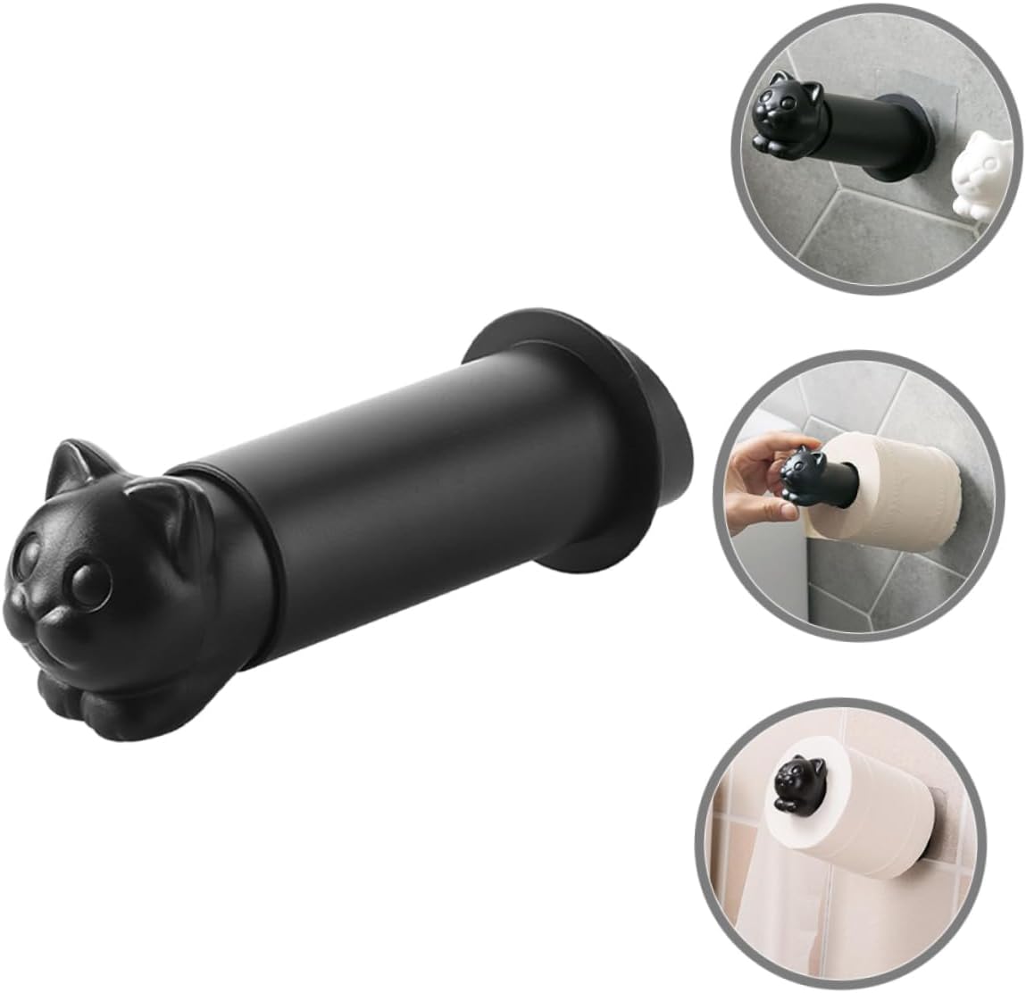 NUOBESTY Cat Wall-Mounted Paper Roll Holder