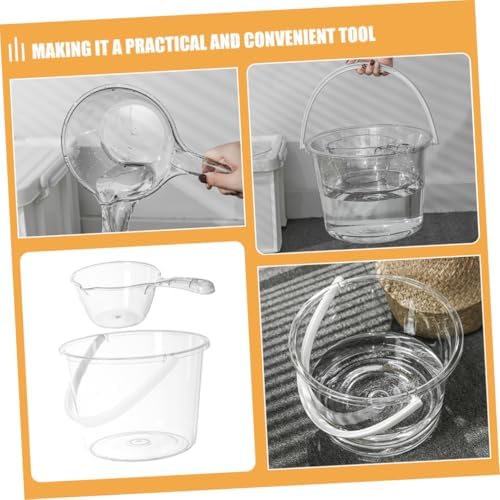 RORPOIR Large Capacity Plastic Water Bucket with Handle