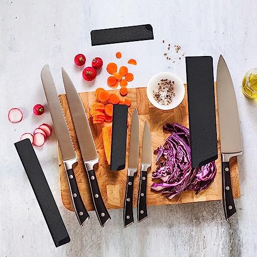 PATIKIL ABS Knife Cover Sleeves for 8 Chef Knife 2 Pack Black