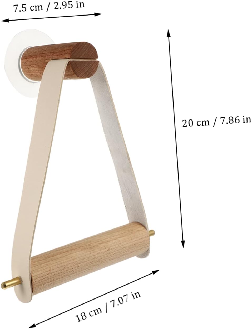 NUOBESTY Wall Mount Toilet Paper Holder Durable and Stylish