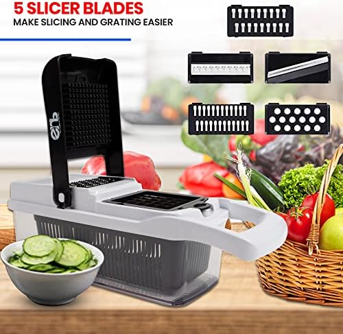 22-in-1 Veggie Chopper with Container and Gloves