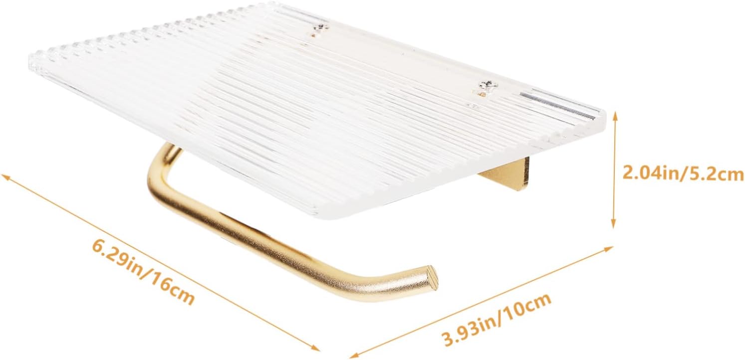 ARTIBETTER Modern Wall Mounted Toilet Paper Holder with Shelf