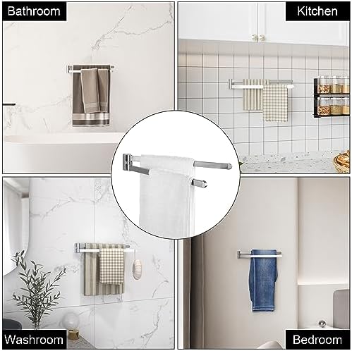 BGL Swivel Towel Bar Brushed Nickel 2 Arms