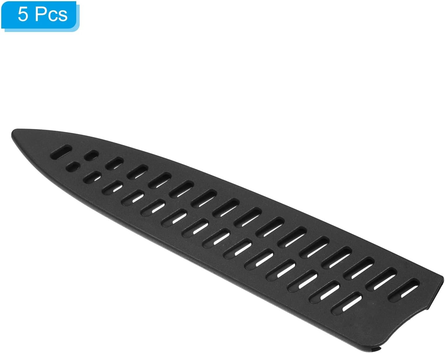 PATIKIL 5 Pack PP Knife Edge Guards for 8 Chef Knife Black