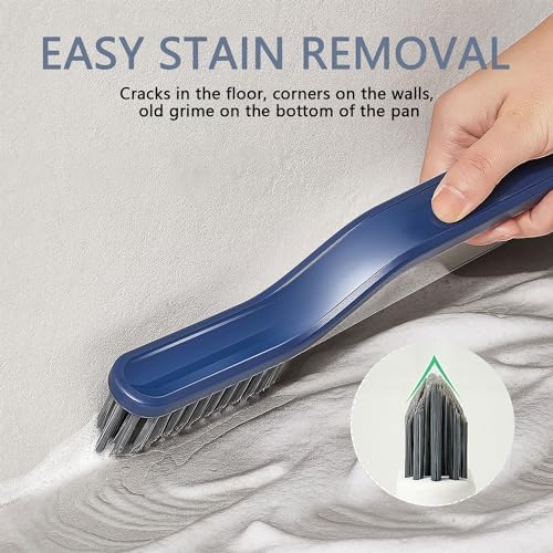Puisa Hard Bristle Crevice Cleaning Brush - Multi-Purpose Gap Tool