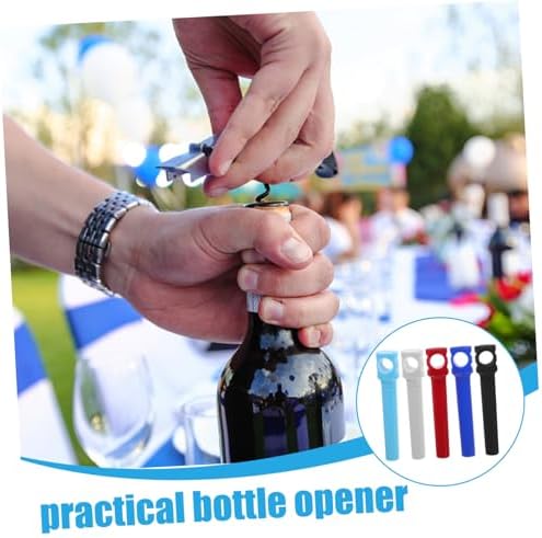 Hoement 5PCS Portable Wine Opener Set with Stopper and Cap Lifter