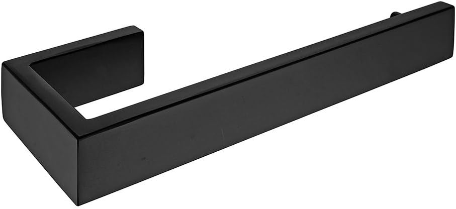 Nolimas Matte Black Stainless Steel Towel Ring Bar 1