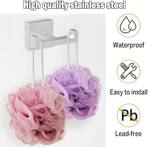 BOZWELL Double Towel Hooks Bathroom 1502-NL-1
