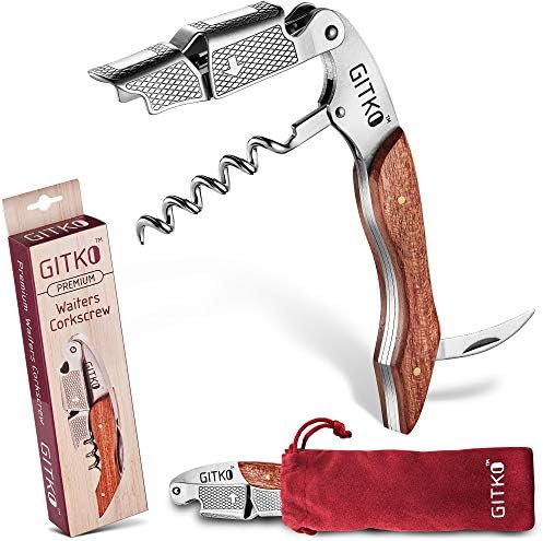 Gitko Professional Wine Opener with Rosewood Handle