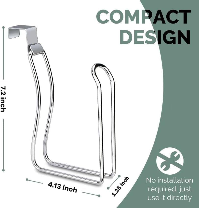Chrome Toilet Paper Roll Holder 1pcs