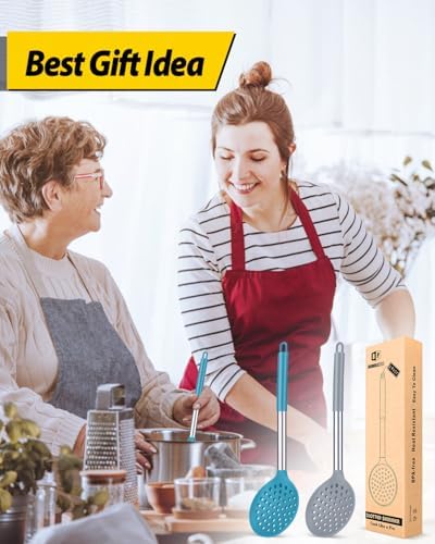 BUNDLEPRO Kitchen Ladle Strainer Set of 2 1