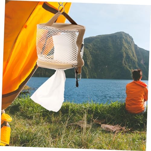 Anneome Roll Paper Hanging Bag Toilet Paper Holder