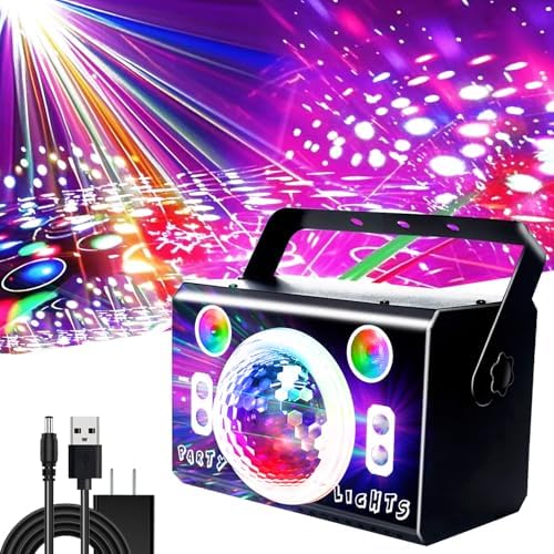 Kismee Sound Activated Disco Ball LED Light Projector