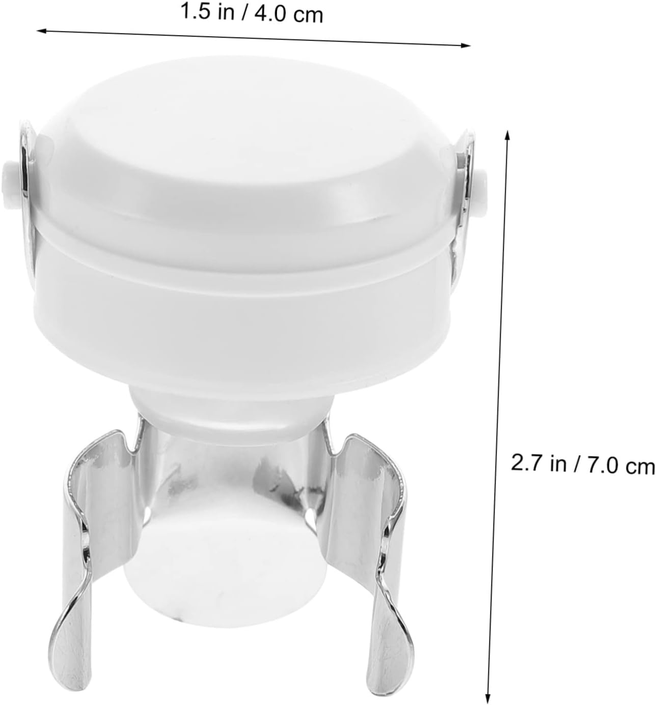 Zerodeko 2pcs Stainless Steel Wine Stoppers