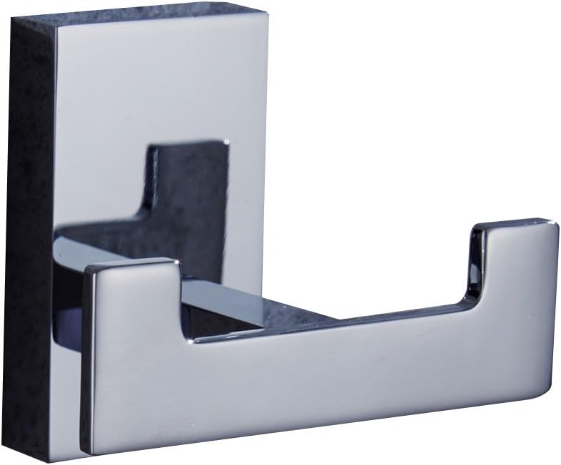 AUSWIND Chrome Brass Square Towel Hook with Lifetime Warranty