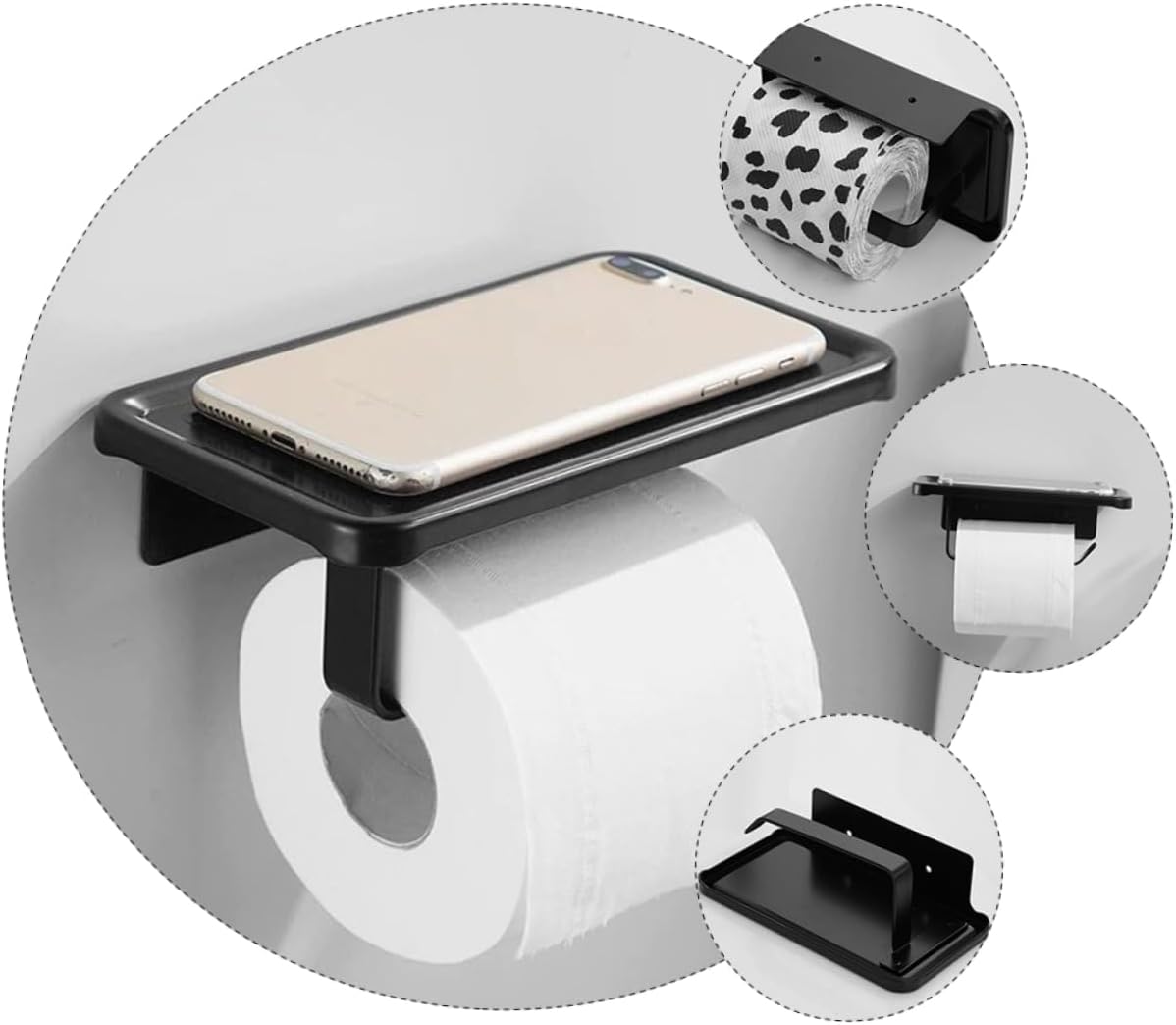 Gadpiparty Paper Storage Rack for Bathroom Hotel Office