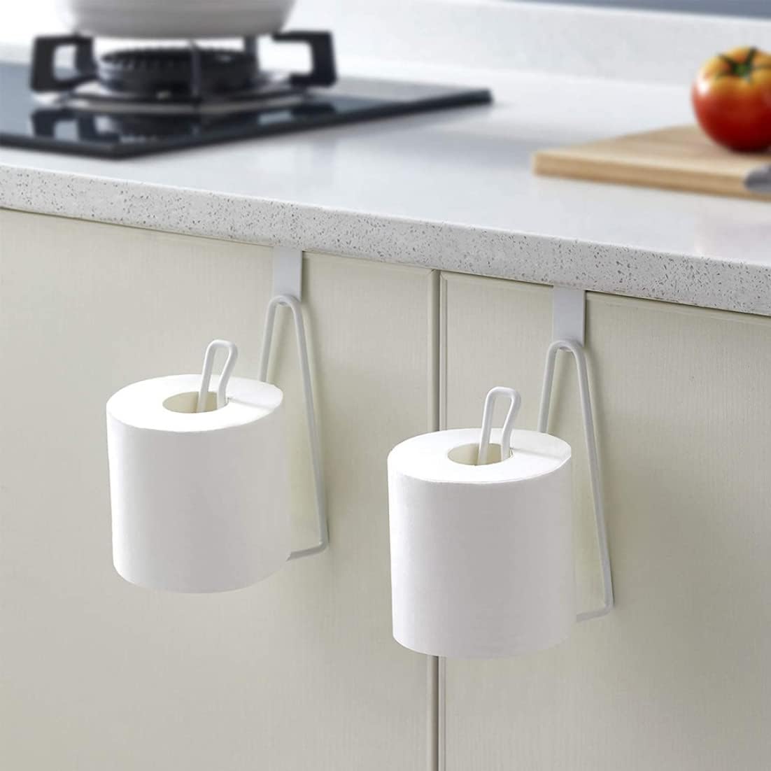 Wedhapy Toilet Paper Holder Over The Tank - White