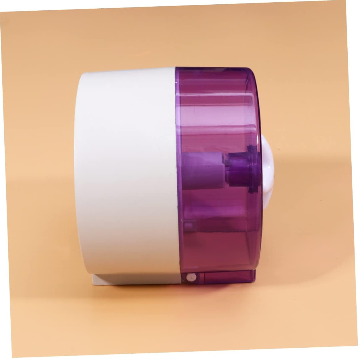 Alipis Purple Toilet Tissue Box with Translucent Visual Design