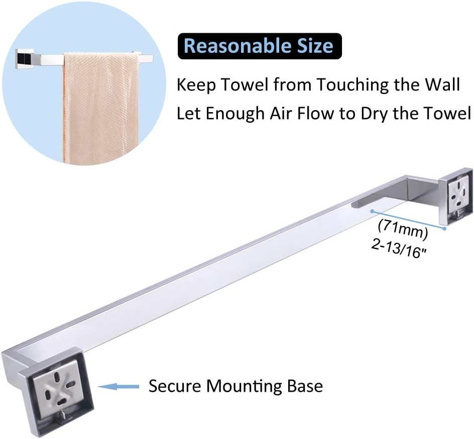 Angle Simple 2374 Inch Stainless Steel Towel Bar