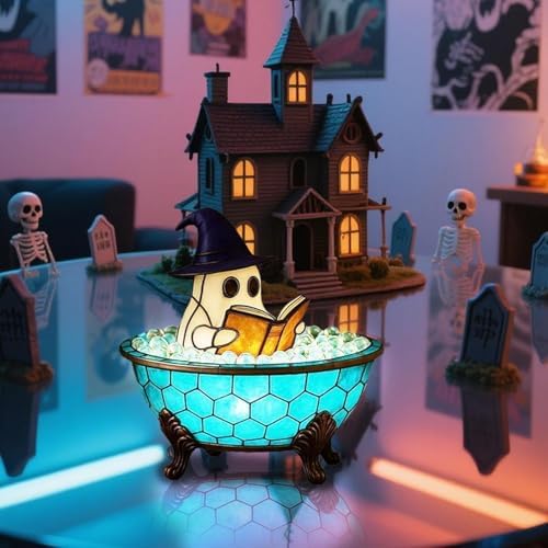 Ghost Bubble Bath Lamp Halloween Night Light