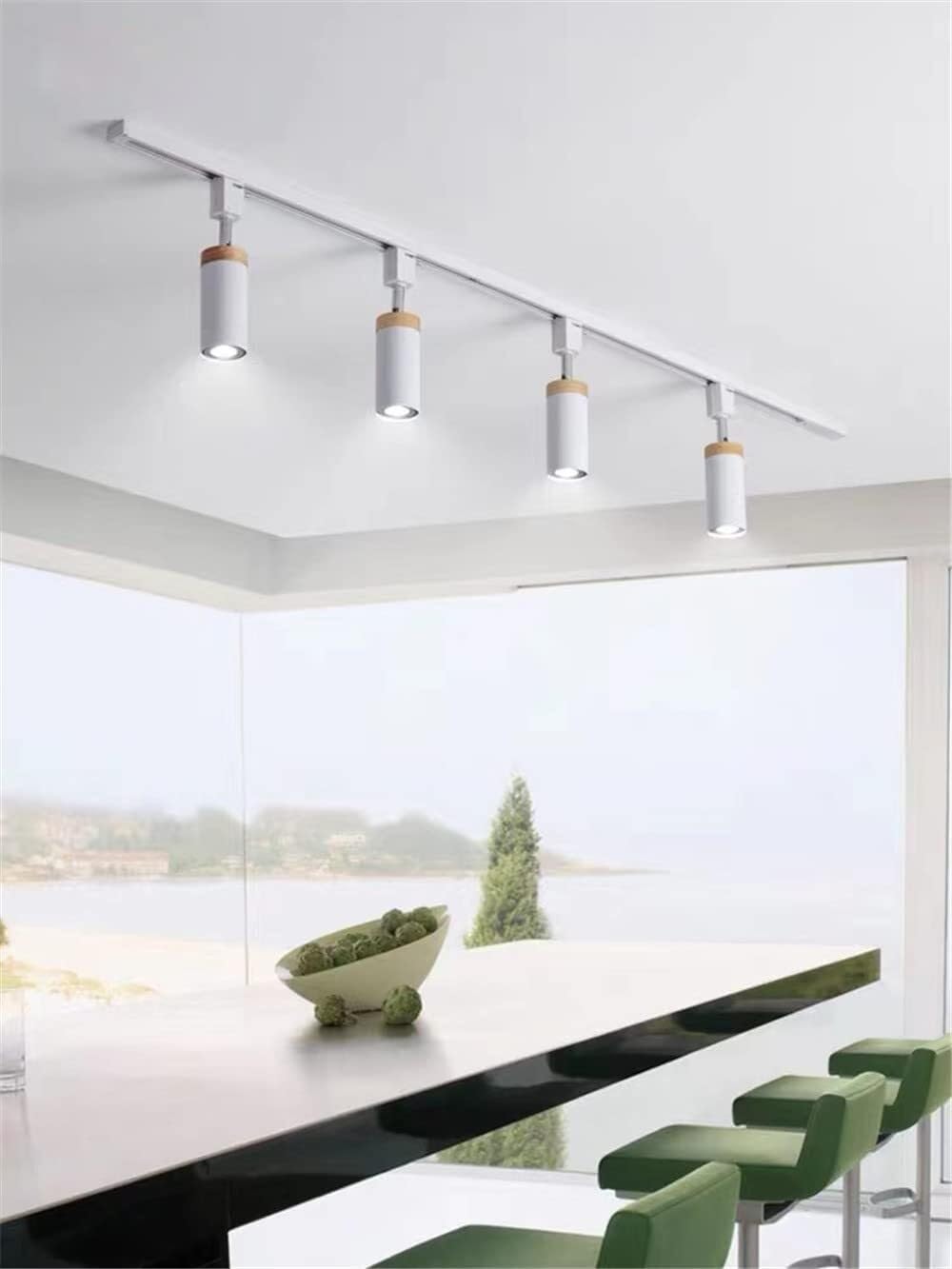 LED 2 Light Track Lighting Kit - Grey