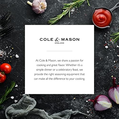 Cole Mason Acrylic Salt and Pepper Mill Set