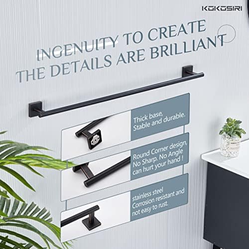 KOKOSIRI 36 Oil Rubbed Bronze Towel Bar