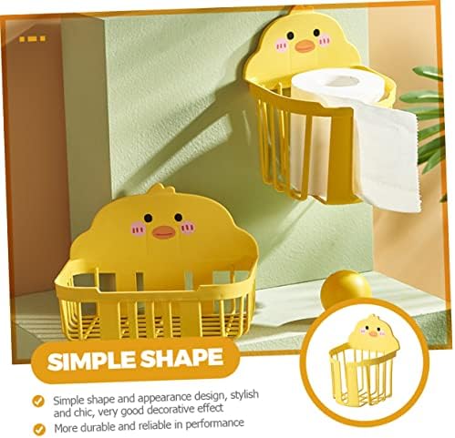 2Pcs Wall Mounted Toilet Paper Holders Decorative