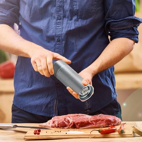 WhiteRhino Professional Salt Pepper Mill with 12 Settings