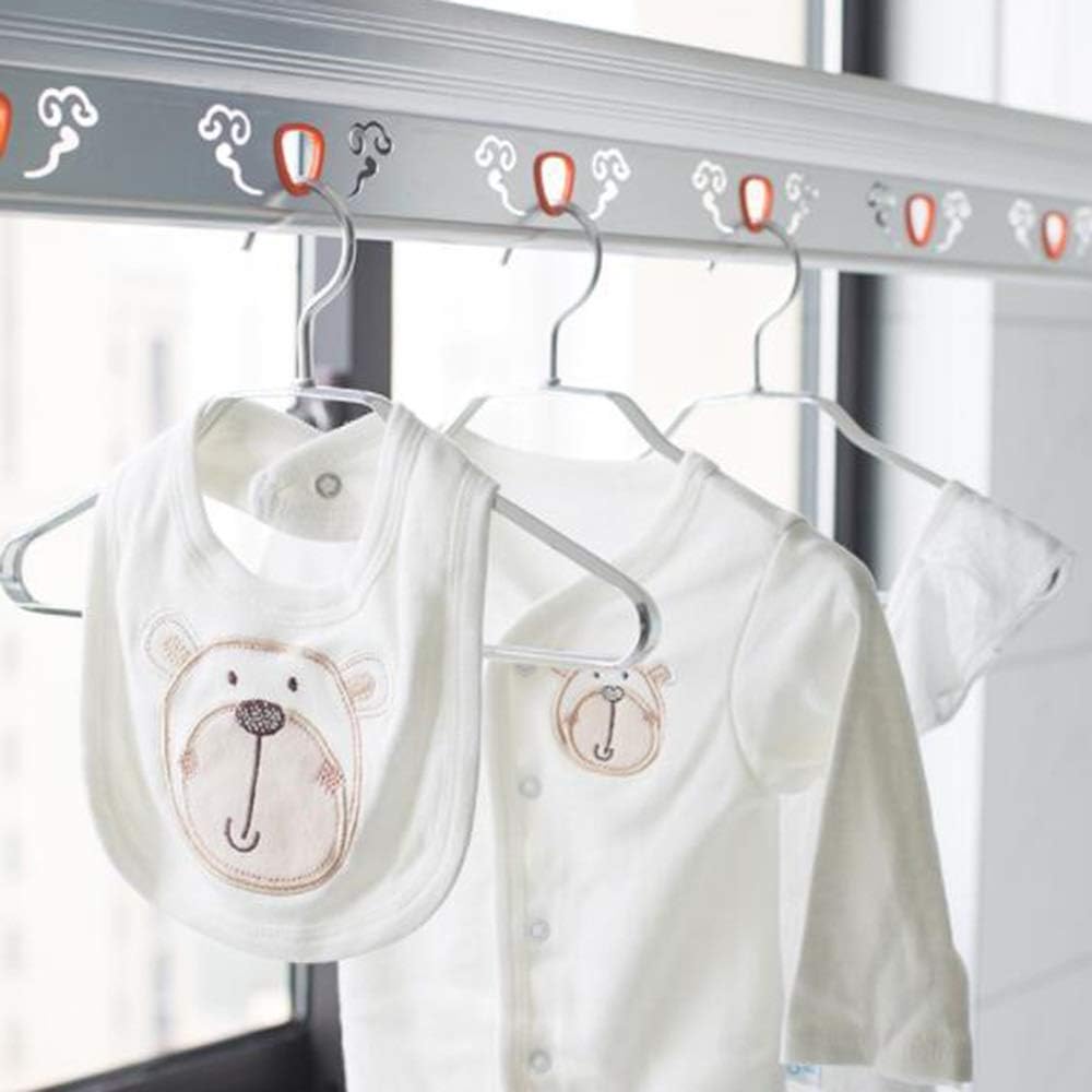 TBLOTYD Silver Metal Hangers 20 Pack Non-Slip Durable