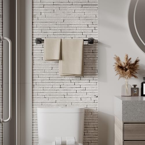 18 Inch Matte Black Towel Bar for Bathroom Kitchen