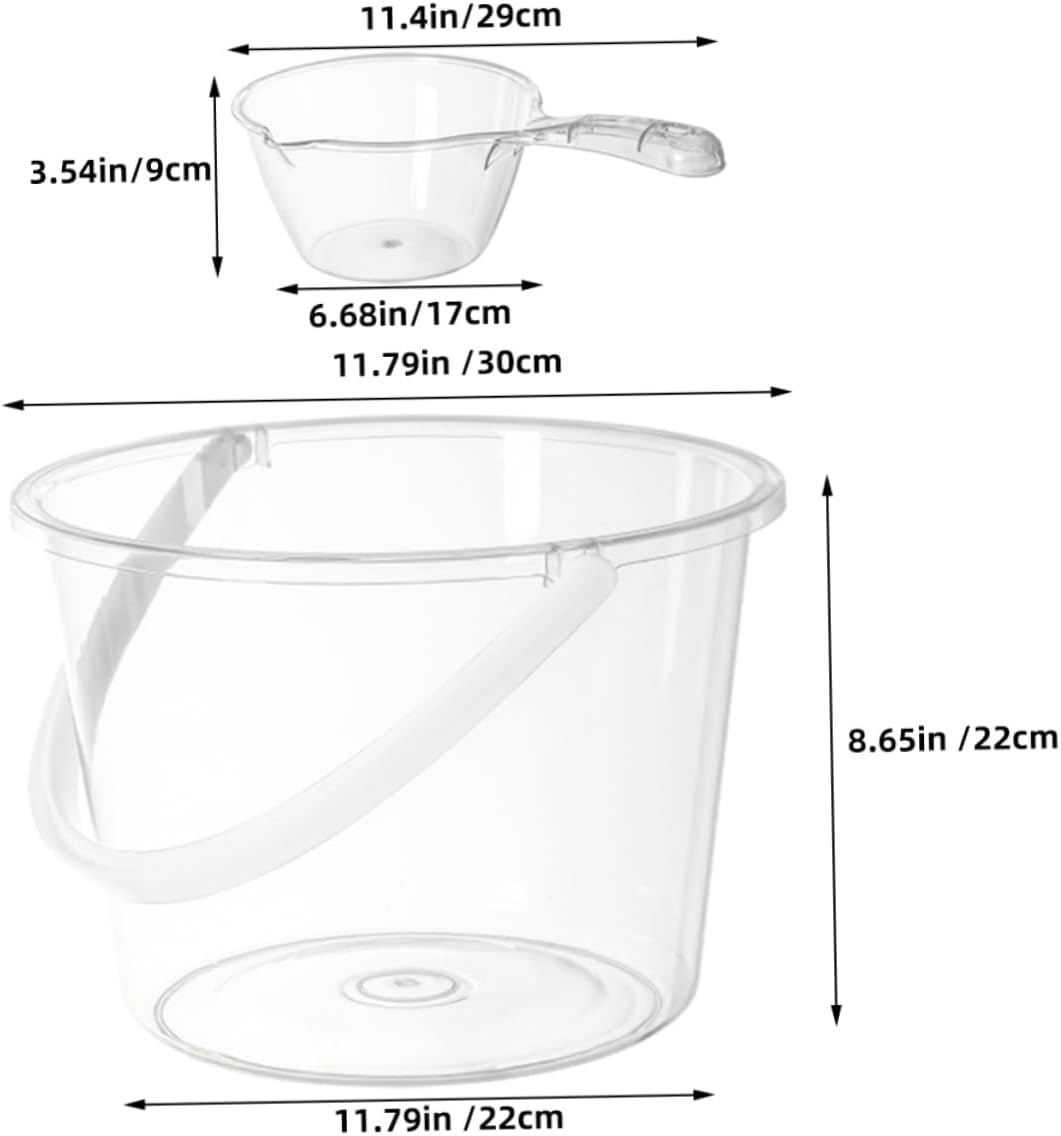 RORPOIR Large Capacity Plastic Water Bucket with Handle