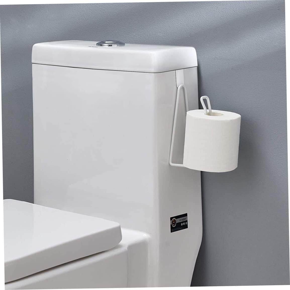 Wedhapy Toilet Roll Holder Over Tank - White 1
