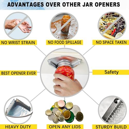 Moeuonb Upgraded Stainless Steel Jar Opener