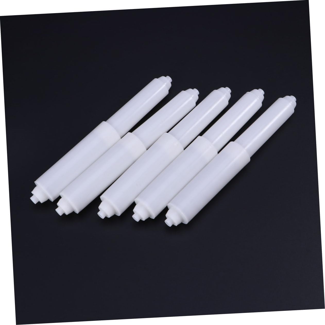 10pcs Plastic Toilet Paper Roll Holder with Spring Load